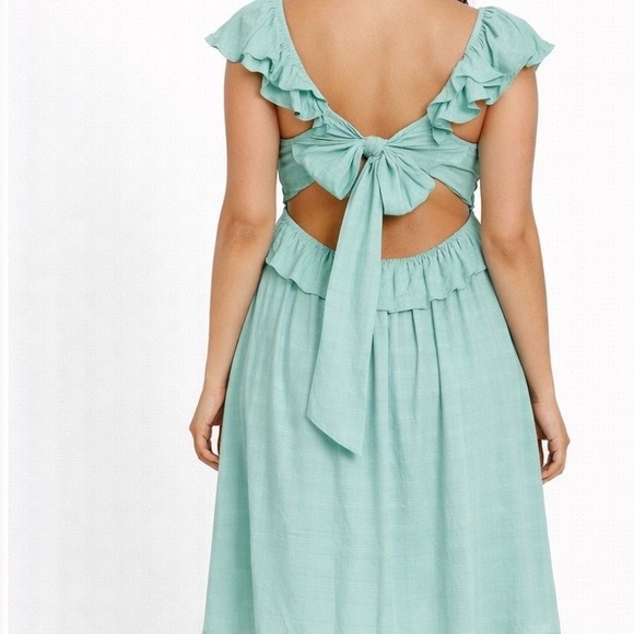 Altar'd State Dresses & Skirts - NEW Altar’d State Blue Mini Dress Size Large NWT